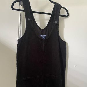 Black overalls